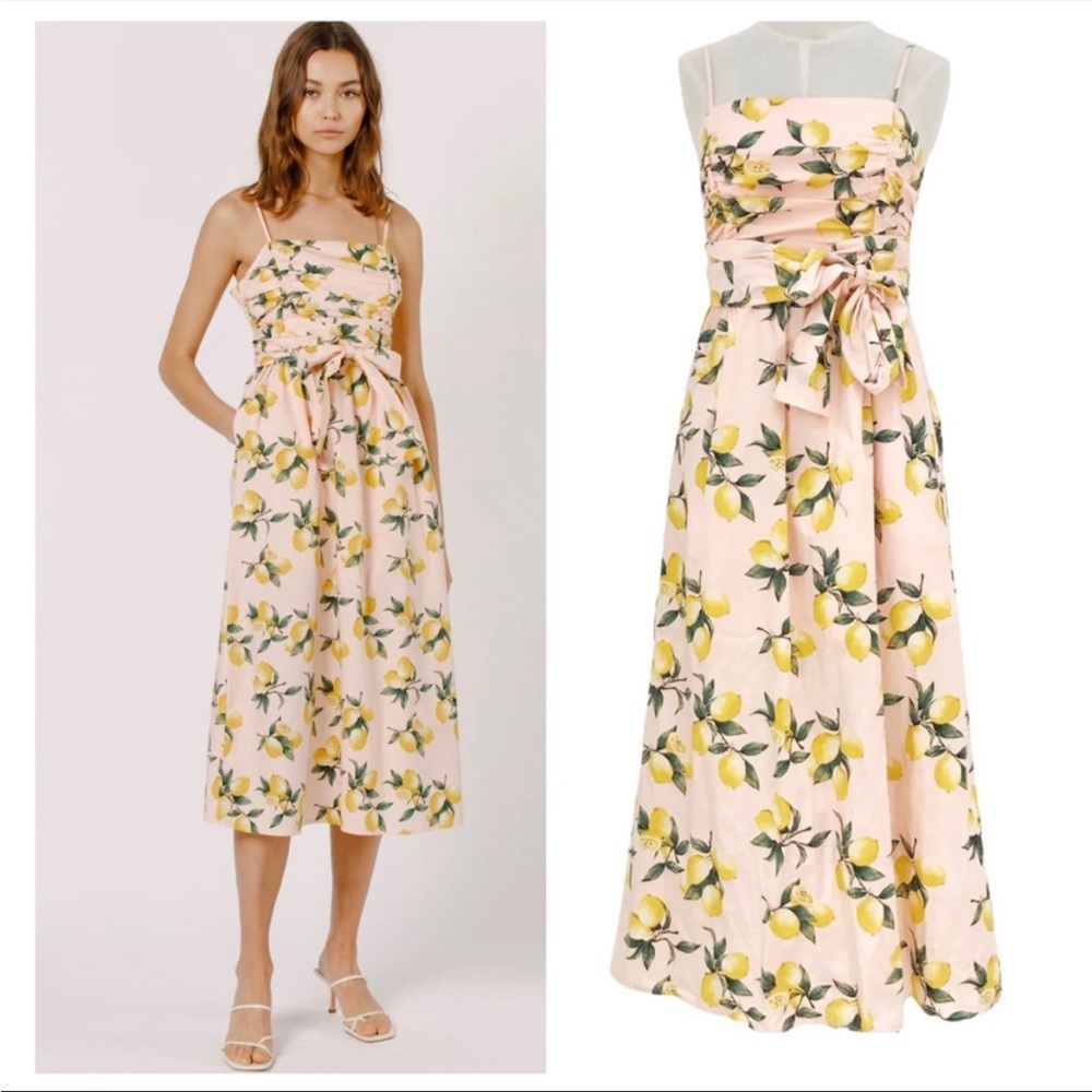 Moodie Pink Lemon Dress Size S-Tuckernuck
